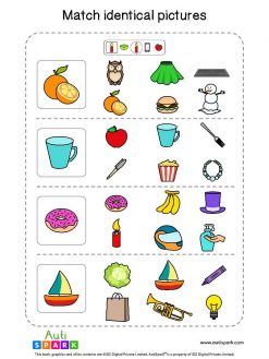 Match Uppercase Letters #06 - Matching Worksheet - AutiSpark